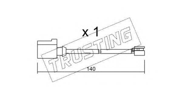 TRUSTING SU274 Сигнализатор, износ тормозных колодок