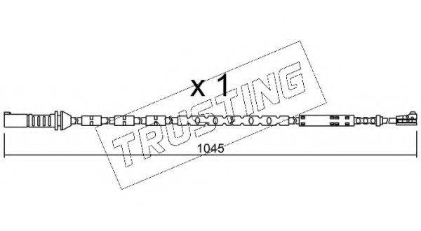 TRUSTING SU279 Сигнализатор, износ тормозных колодок