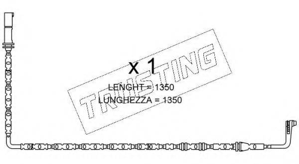TRUSTING SU286 Сигнализатор, износ тормозных колодок