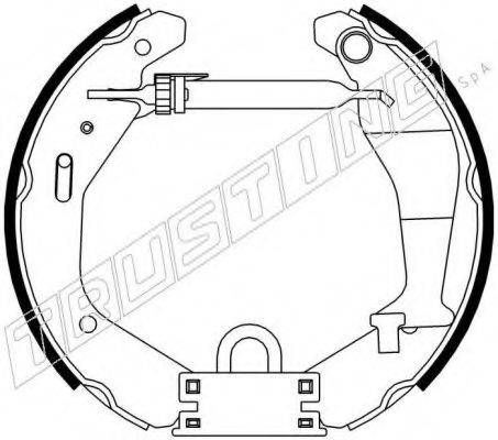 TRUSTING 6476 Комплект тормозных колодок