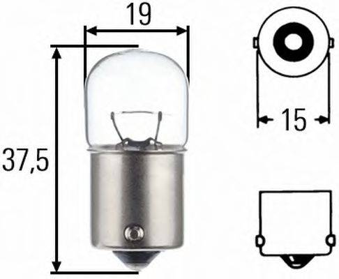 HELLA 8GA002071271 Лампа накаливания, фонарь освещения номерного знака; Лампа накаливания, задний гарабитный огонь; Лампа накаливания, oсвещение салона; Лампа накаливания, габаритный огонь; Лампа накаливания; Лампа накаливания, стояночный / габаритный огонь; Лампа накаливания, oсвещение салона; Лампа накаливания, фонарь освещения номерного знака; Лампа накаливания, стояночный / габаритный огонь; Лампа накаливания, задний гарабитный огонь; Лампа накаливания, габаритный огонь