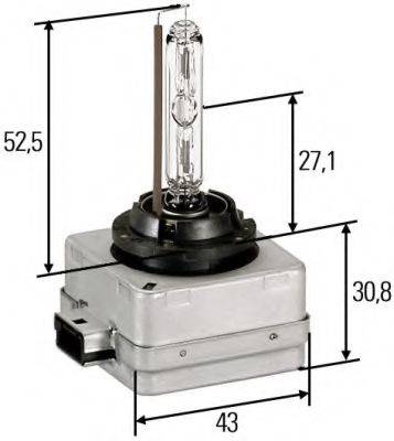 HELLA 8GS009028021 Лампа накаливания, фара рабочего освещения; Лампа накаливания, основная фара; Лампа накаливания; Лампа накаливания, основная фара