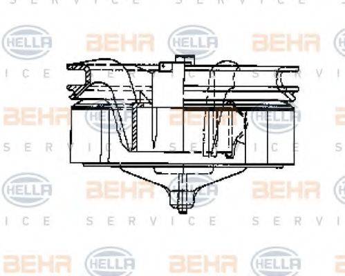 HELLA 8EW009158011 Вентилятор салона