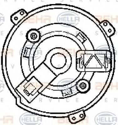 HELLA 8EW009159531 Вентилятор салона