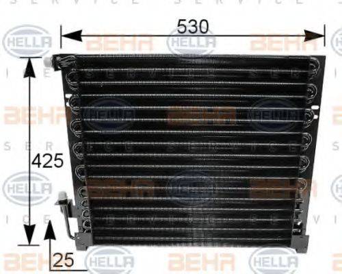 HELLA 8FC351035361 Конденсатор, кондиционер
