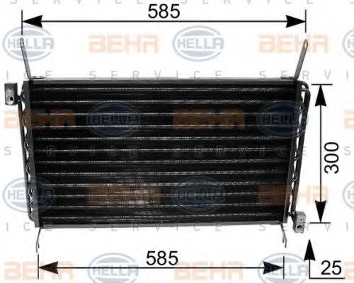 HELLA 8FC351035671 Конденсатор, кондиционер