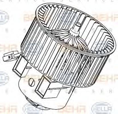 HELLA 8EW351040271 Вентилятор салона