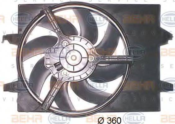 HELLA 8EW351043771 Вентилятор, охлаждение двигателя