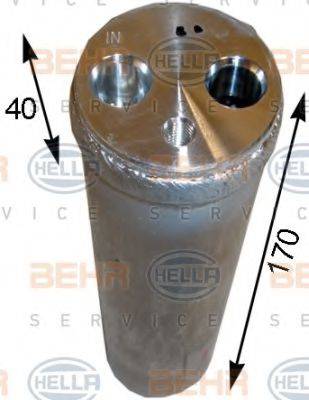 HELLA 8FT351193191 Осушитель, кондиционер