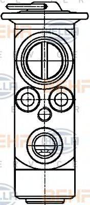 HELLA 8UW351234151 Расширительный клапан, кондиционер