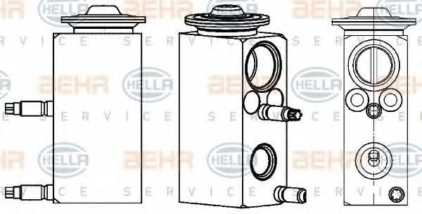 HELLA 8UW351234581 форсунка, расширительный клапан