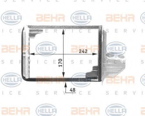 HELLA 8FH351311661 Теплообменник, отопление салона