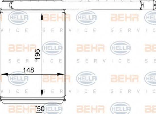 HELLA 8FH351313461 Теплообменник, отопление салона