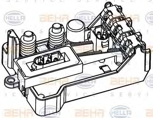 HELLA 5HL351321151 Регулятор, вентилятор салона