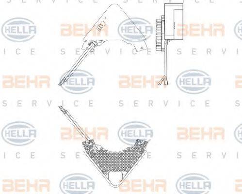 HELLA 5HL351321221 Регулятор, вентилятор салона