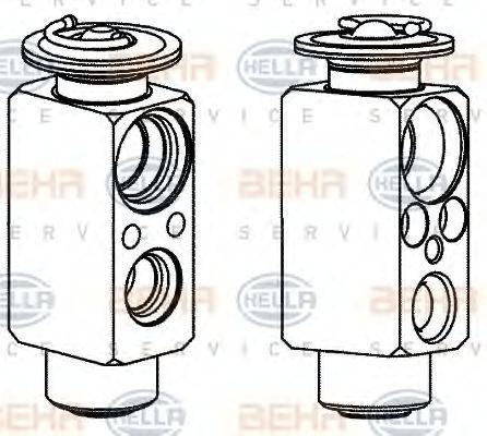 HELLA 8UW351336251 Расширительный клапан, кондиционер