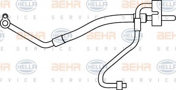 HELLA 9GS351337161 Трубопровод высокого давления, кондиционер