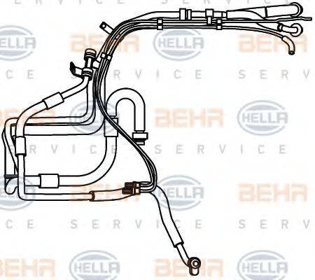 HELLA 9GS351337581 Трубопровод высокого давления, кондиционер