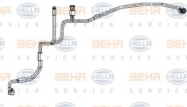 HELLA 9GS351338271 Трубопровод высокого давления, кондиционер