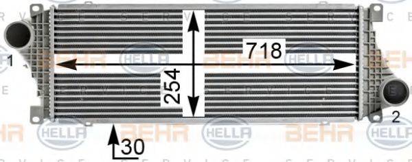 HELLA 8ML376700621 Интеркулер