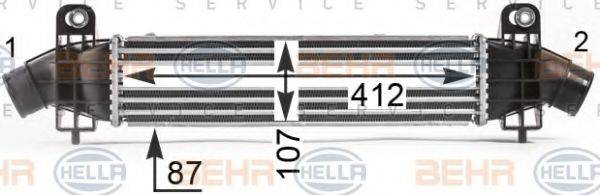 HELLA 8ML376700731 Интеркулер