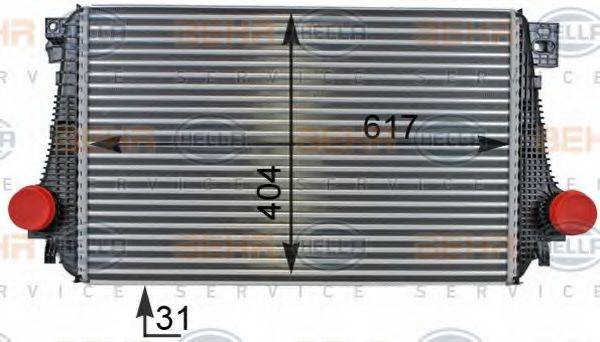 HELLA 8ML376701241 Интеркулер