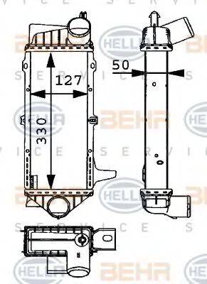 HELLA 8ML376723111 Интеркулер
