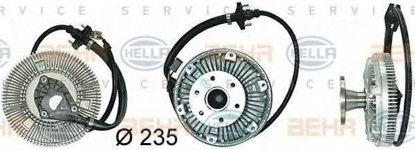 HELLA 8MV376730091 Сцепление, вентилятор радиатора