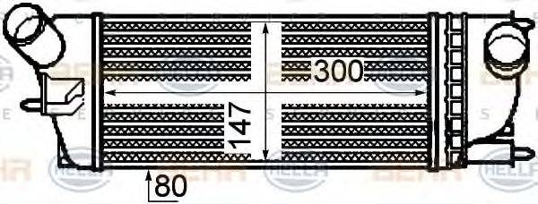 HELLA 8ML376760721 Интеркулер