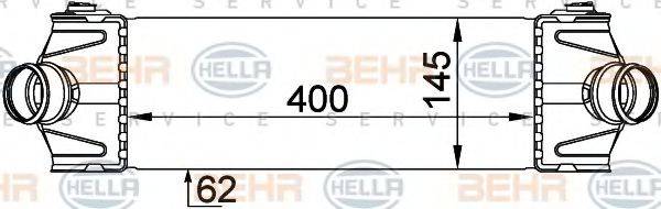 HELLA 8ML376765101 Интеркулер