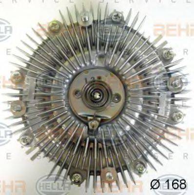 HELLA 8MV376791071 Сцепление, вентилятор радиатора