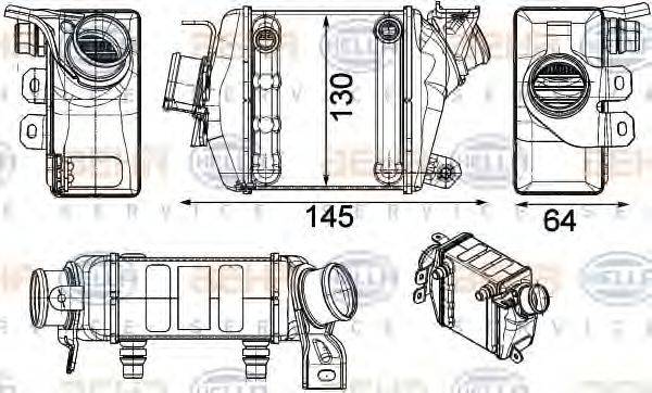 HELLA 8ML376910191 Интеркулер