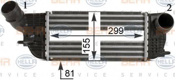 HELLA 8ML376910311 Интеркулер