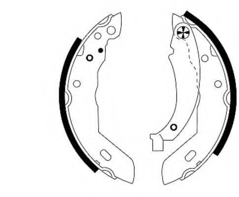 HELLA 8DB355000651 Комплект тормозных колодок