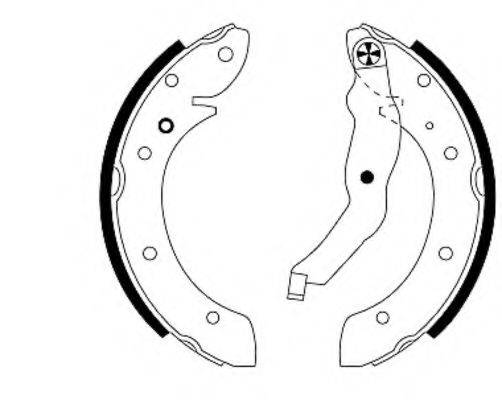 HELLA 8DB355001241 Комплект тормозных колодок