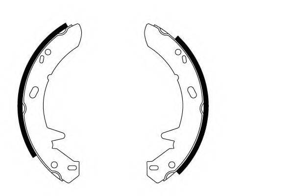 HELLA 8DB355002311 Комплект тормозных колодок