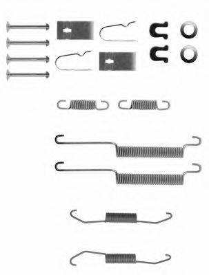 HELLA 8DZ355200121 Комплектующие, тормозная колодка