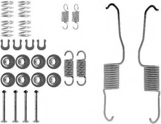 HELLA 8DZ355200161 Комплектующие, тормозная колодка