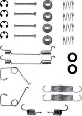 HELLA 8DZ355200211 Комплектующие, тормозная колодка