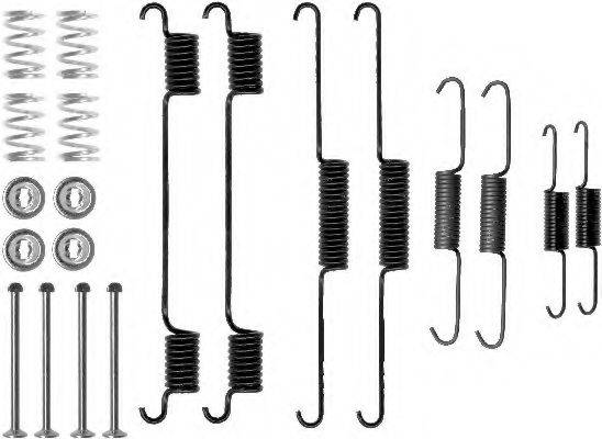 HELLA 8DZ355200661 Комплектующие, тормозная колодка