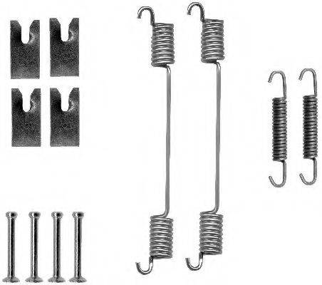 HELLA 8DZ355200751 Комплектующие, тормозная колодка