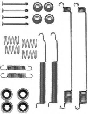 HELLA 8DZ355200781 Комплектующие, тормозная колодка