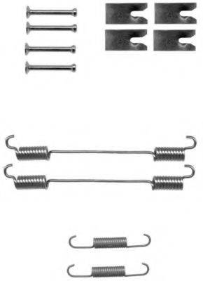 HELLA 8DZ355200831 Комплектующие, тормозная колодка