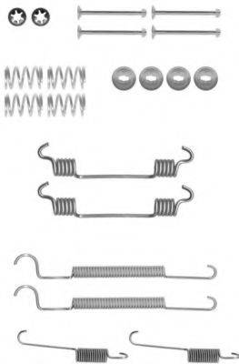 HELLA 8DZ355200861 Комплектующие, тормозная колодка