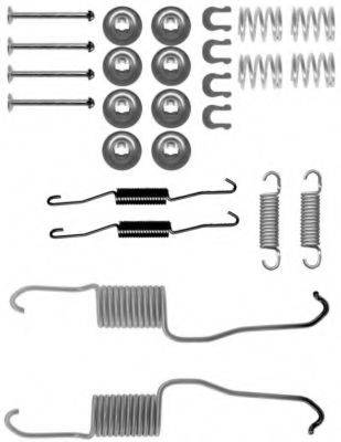 HELLA 8DZ355200891 Комплектующие, тормозная колодка