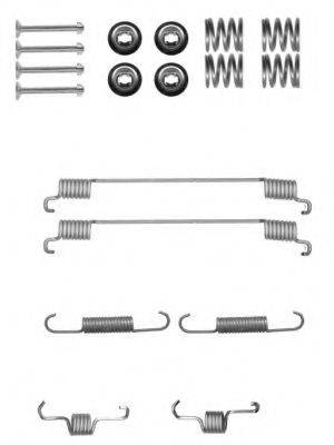 HELLA 8DZ355200901 Комплектующие, тормозная колодка