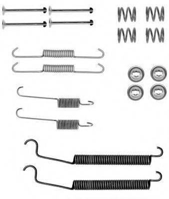 HELLA 8DZ355202091 Комплектующие, тормозная колодка