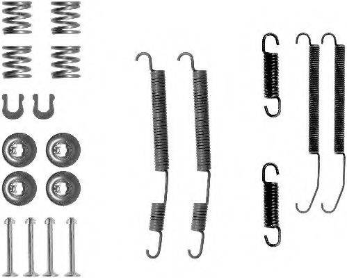 HELLA 8DZ355201071 Комплектующие, тормозная колодка