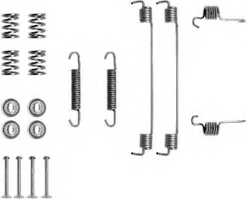 HELLA 8DZ355201081 Комплектующие, тормозная колодка