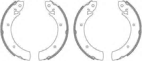 HELLA 8DB355003251 Комплект тормозных колодок